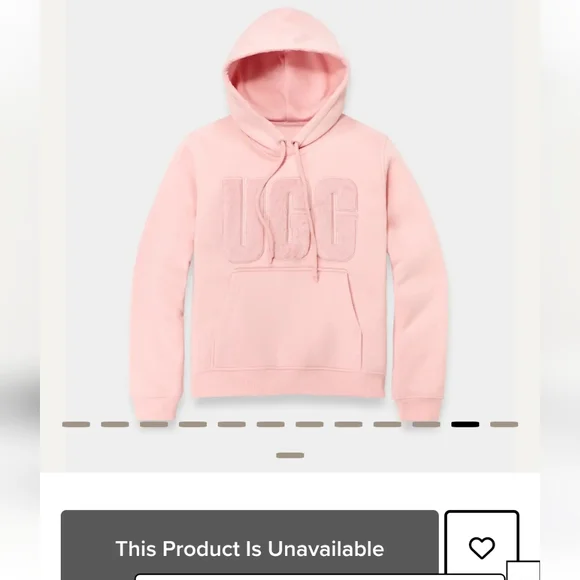 UGG REY FUZZY LOGO HOODIE - Picture 11 of 14